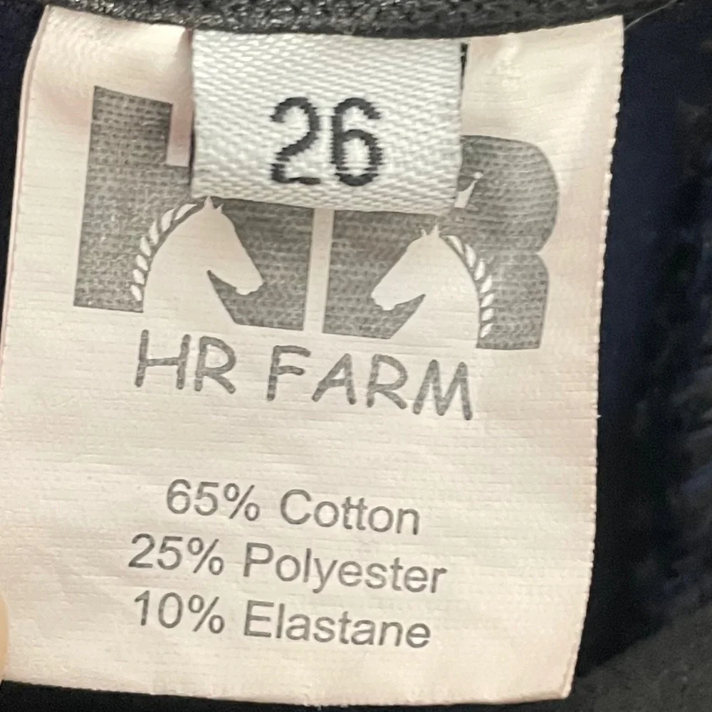 SOLD - HR Farm CHRON Riding Breeches For Women Full Seat Silicone Pants - Picture 6 of 6